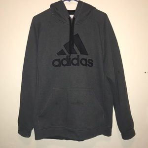 Gray adidas men’s hoodie